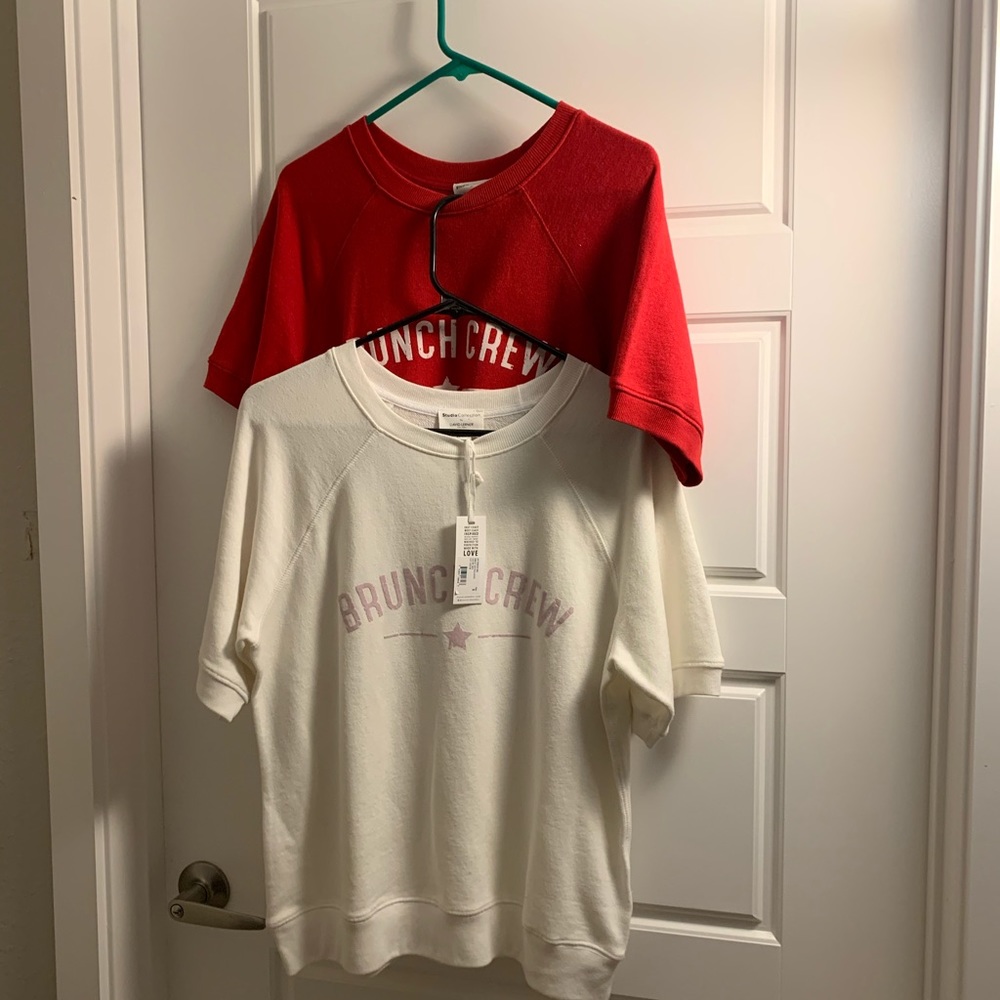 Brunch Crew over sized t shirts